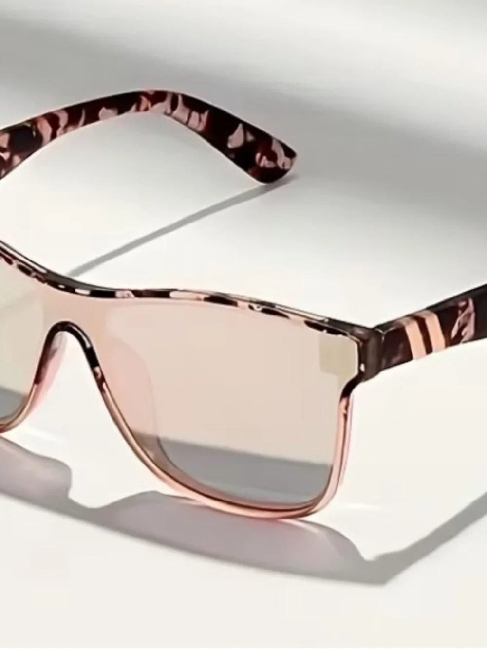Reflective lenses Rose Tortoise Sunglasses